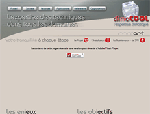 Tablet Screenshot of climacool.net